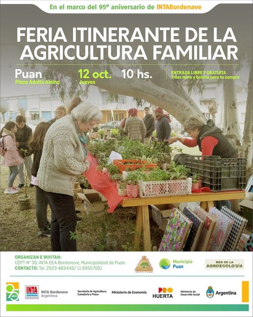  Feria itinerante de la Agricultura Familiar en Plaza Adolfo Alsina: Encuentro de sabores y cultura Local