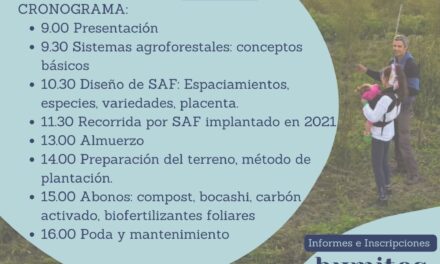 Curso Intensivo sobre Diseño y Mantenimiento de Sistemas Agroforestales (SAF) en la Región Pampeana