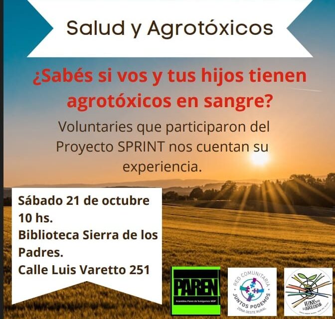  Proyecto Sprint: Experiencias compartidas sobre salud y agrotóxicos.