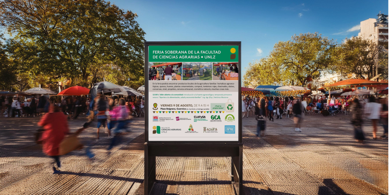 Productos locales y talleres en la Feria Soberana de la Facultad de Ciencias Agrarias