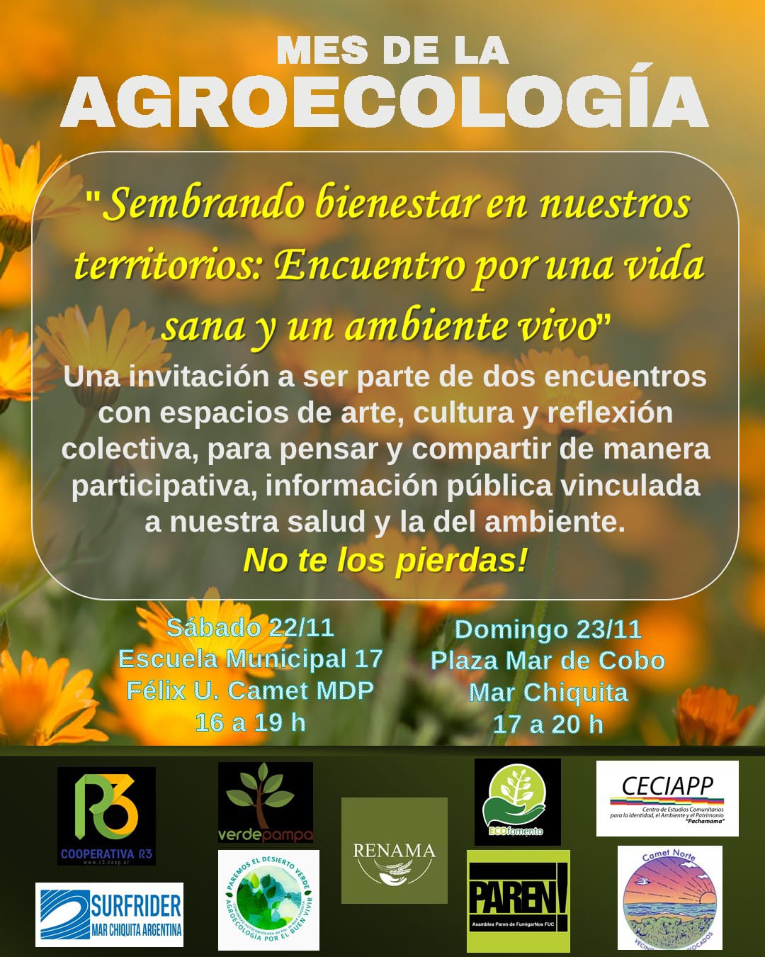 Flyer del evento