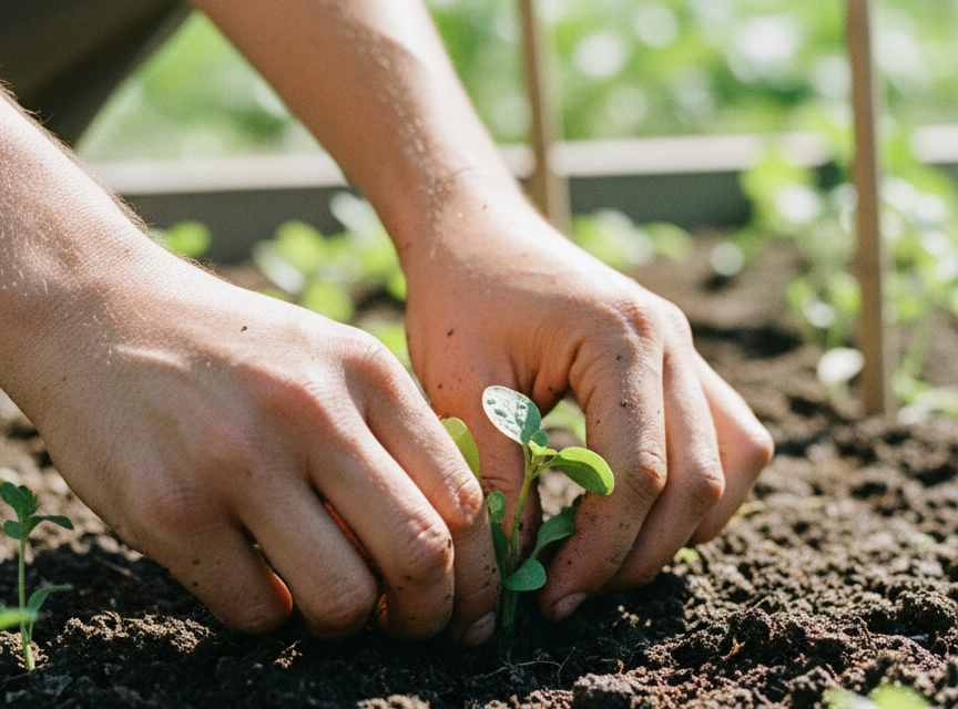 Moreno impulsa huertas comunitarias para garantizar alimentos sanos