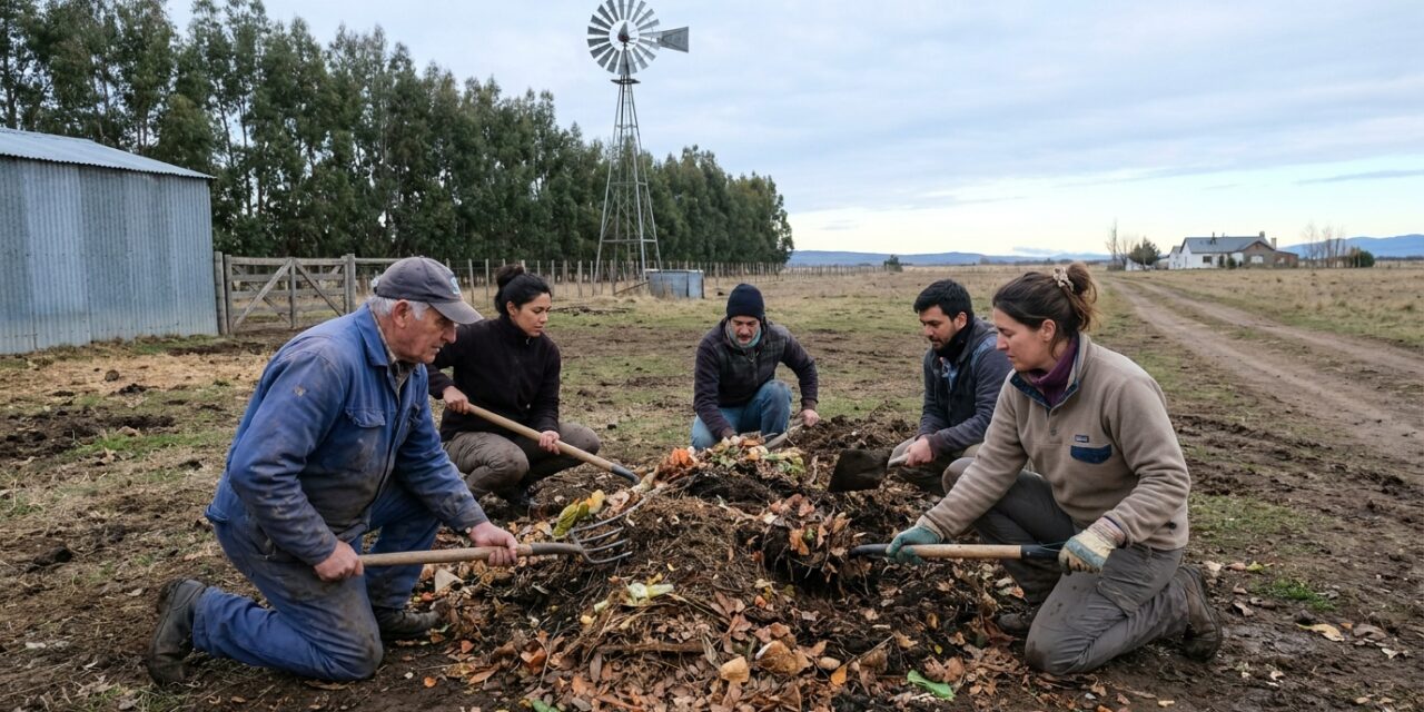 Organizan en Trevelin un taller gratuito sobre elaboración de compost para huertas