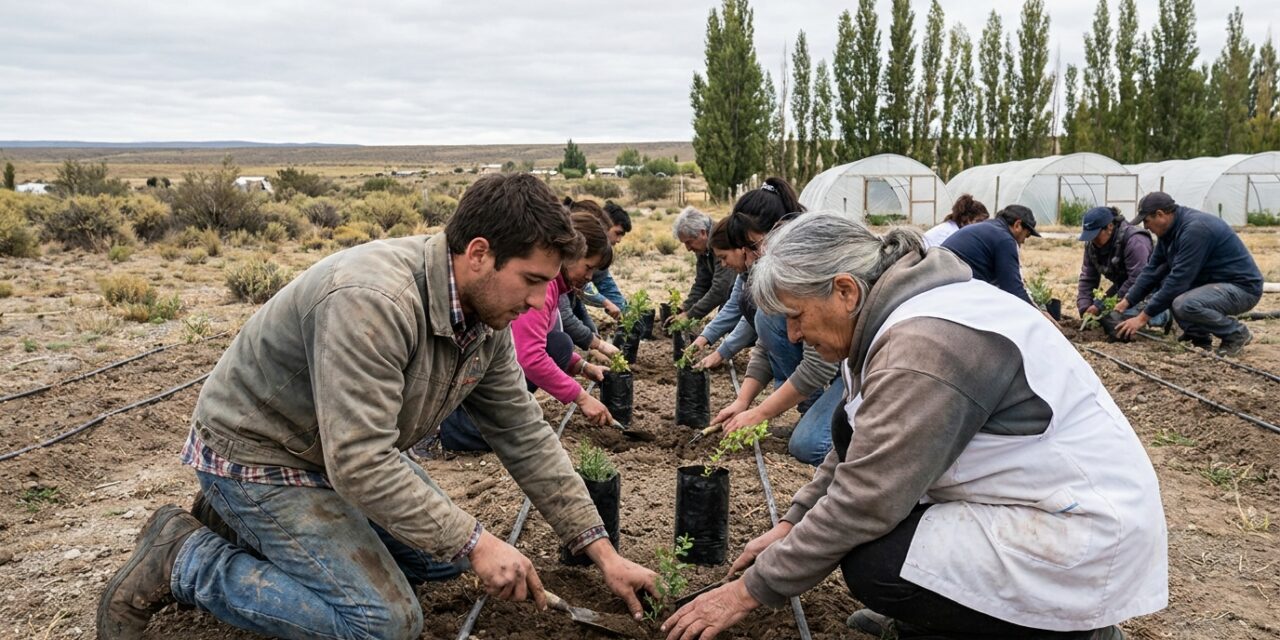 El INTA Esquel organiza una jornada de plantación de especies nativas por el Día del Árbol