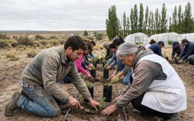 El INTA Esquel organiza una jornada de plantación de especies nativas por el Día del Árbol