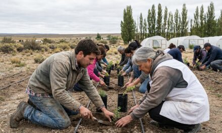 El INTA Esquel organiza una jornada de plantación de especies nativas por el Día del Árbol