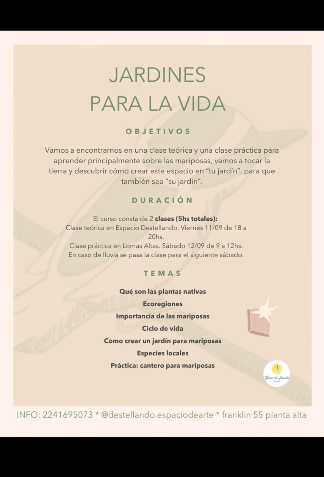 Flyer o material adjunto