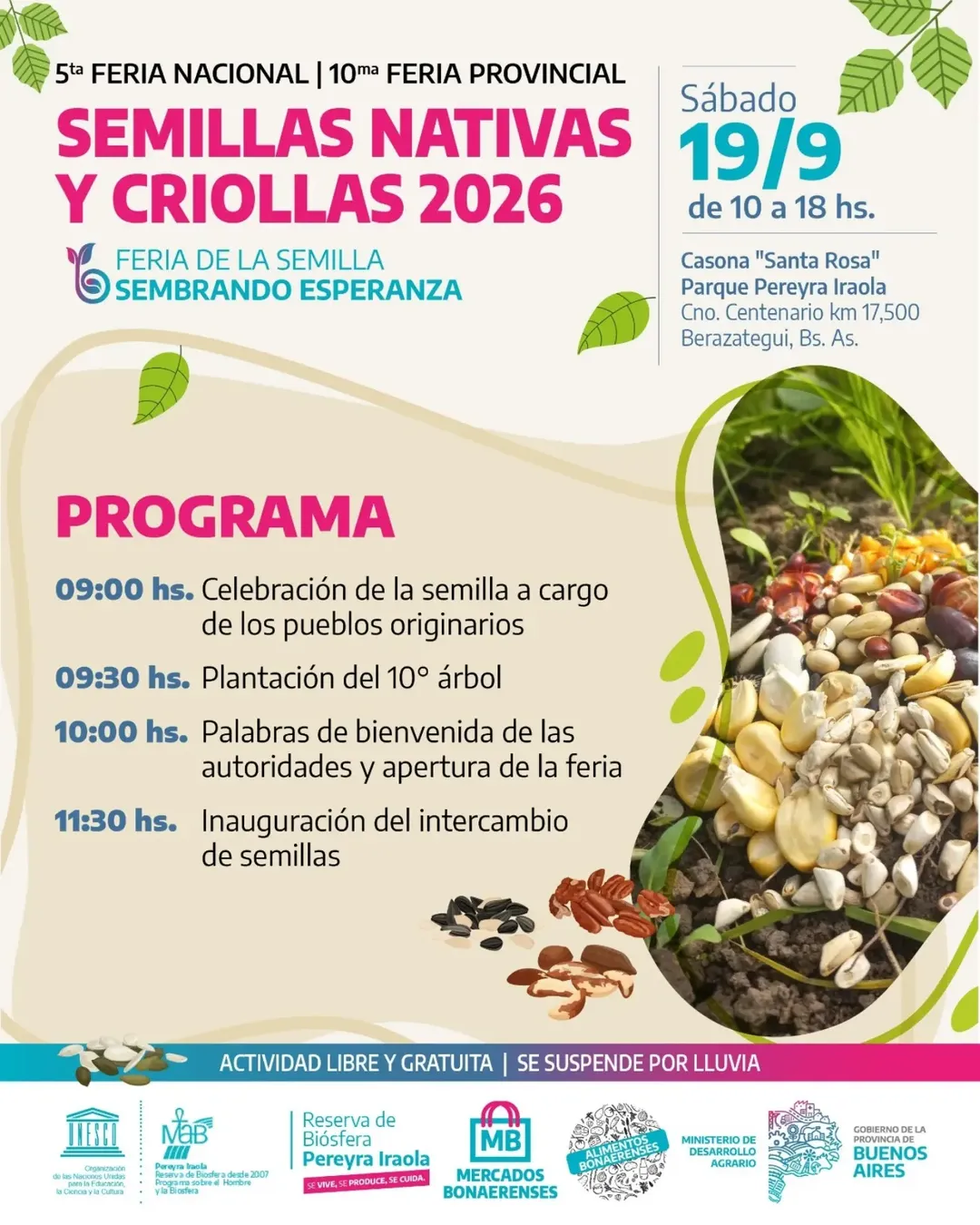 Flyer o material adjunto