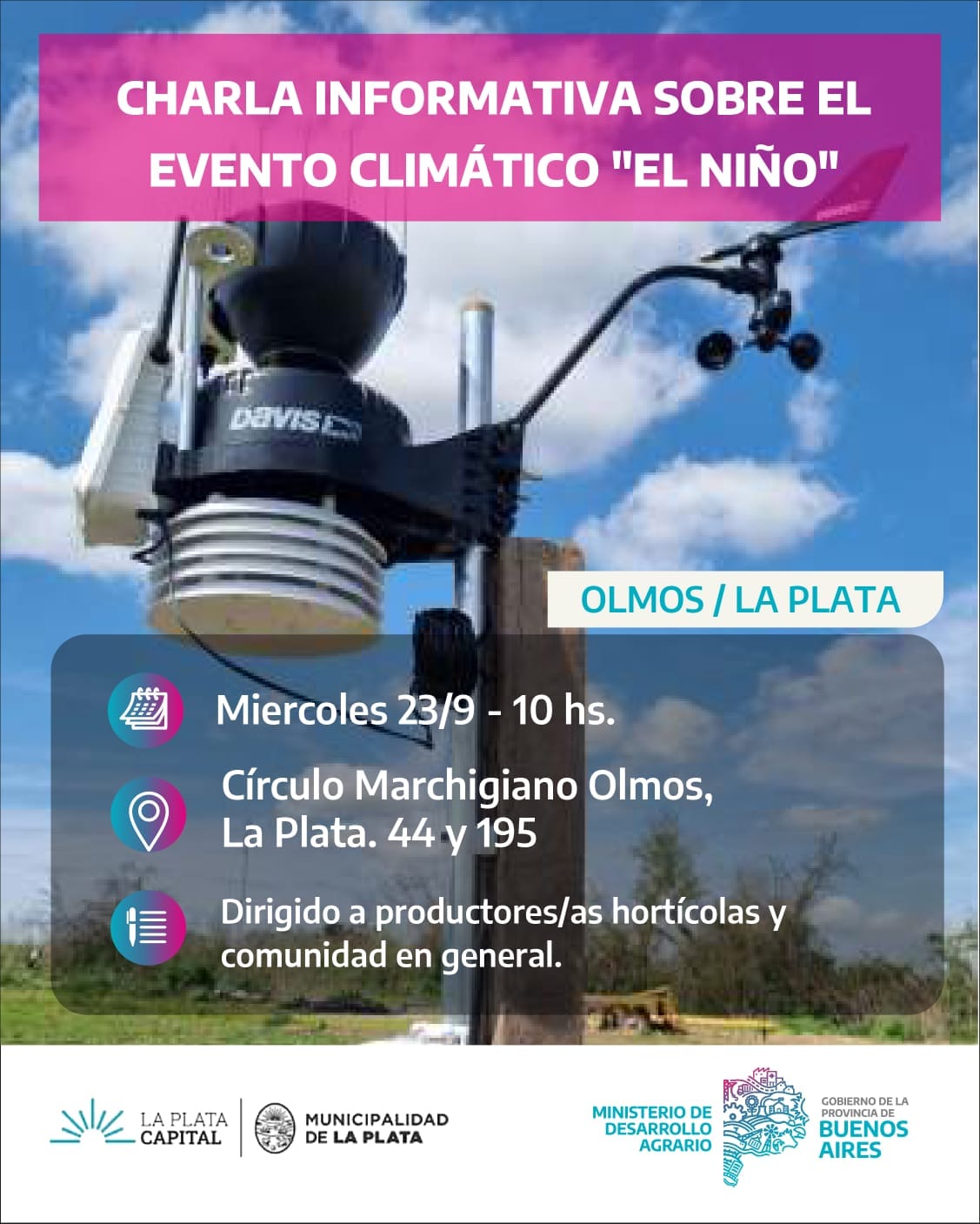 Flyer o material adjunto
