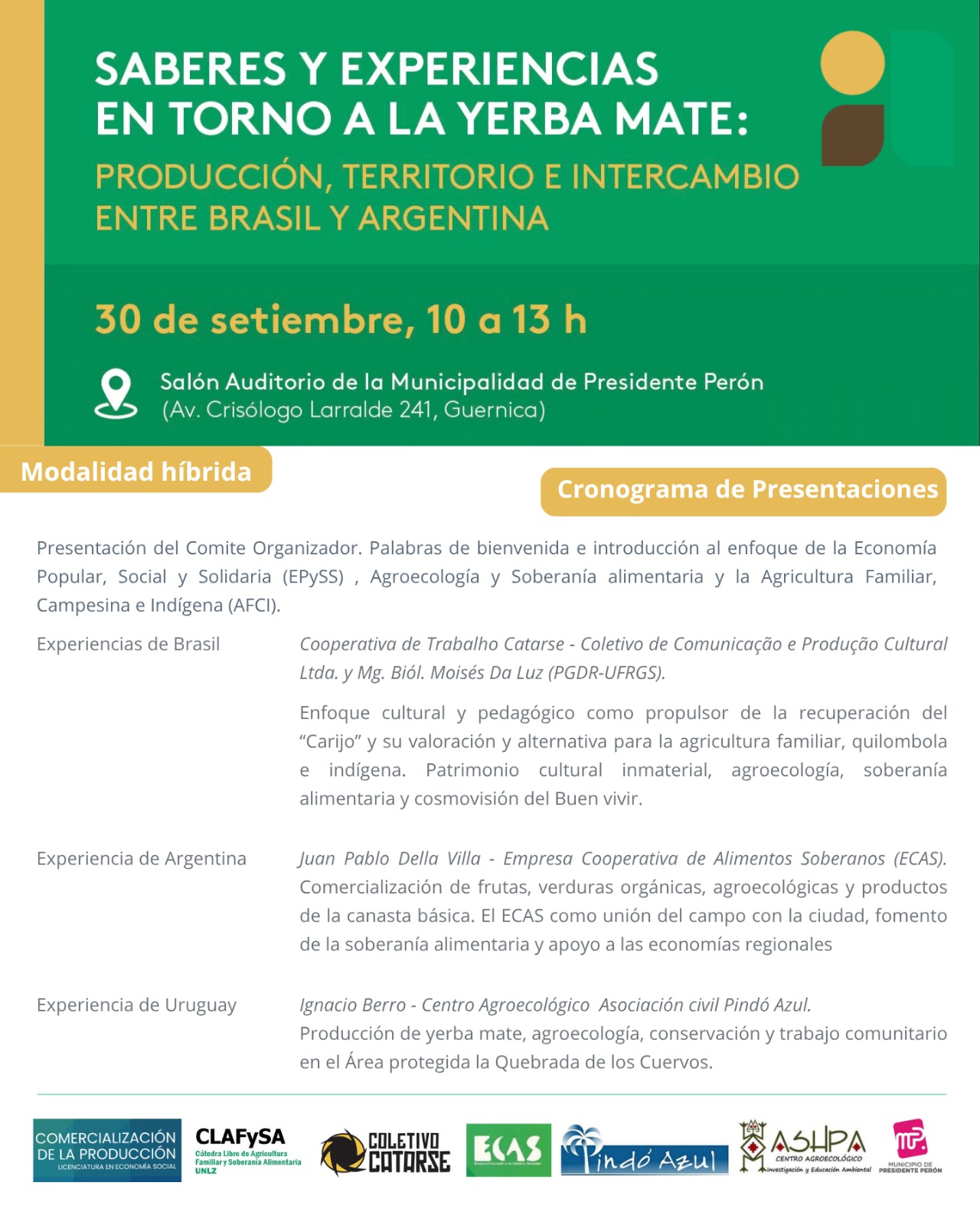 Flyer o material adjunto